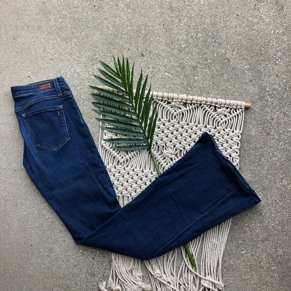 Joie Mid-Rise Flare Jeans Size 28
